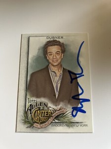Stephen Dubner Signed 2022 Topps Allen & Ginter Card # 284