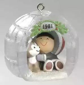 1981 - Eskimo & Husky In Igloo - 2nd Edition Boxed Frosty Friends by Hallmark - Bild 1 von 1