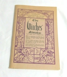 1974 Witches Almanac astrological guide Aries 1973 To Pisces Grosset Dunlap vtg - Picture 1 of 11