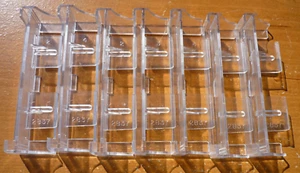 (7) Graber Bali Square Valance Corner Return Vertical Blinds 60-6619-00 - Clear - Picture 1 of 3