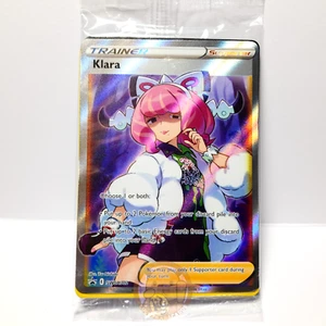 SWSH Black Star Promo - Klara SWSH302 Foil Holo Full Art Trainer - Sealed - Picture 1 of 2