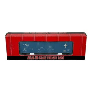 ATLAS HO SCALE #105 BOSTON & MAINE EVANS DOUBLE PLUG DOOR BOX CAR #1755-1 - Picture 1 of 4