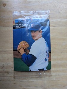 Nolan Ryan HOF 1991 Mother's Cookies Card #3 of 4 (300 Wins) Texas Rangers