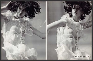 Balenciaga Clothing 2000s Print Advertisement (2 Page) 2003 Dancing - Picture 1 of 1