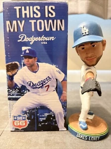 2010 Los Angeles Dodgers IE 66ers RARE James Loney Bobblehead SGA W/ Ticket Stub - Picture 1 of 11