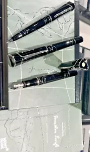 $3435 - Montblanc Limited Writers Jonathan Swift Fountain Pen Rollerball Pencil - Picture 1 of 8