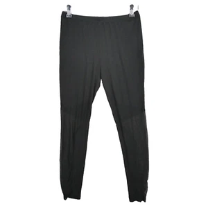 Arrogant Cat Leggings Black Mesh Panel GYM Activewear Sports Jogging Yoga W25 - Picture 1 of 7