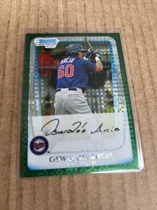 2011 Bowman Chrome GREEN XFRACTOR Oswaldo Arcia RC #BCP113 Twins Card (c3) - Picture 1 of 2