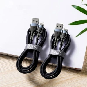 2X USB A to iPhone Charging Cable Fast Charger for iPhone 14 13 12 11 Pro Max XR - Picture 1 of 10
