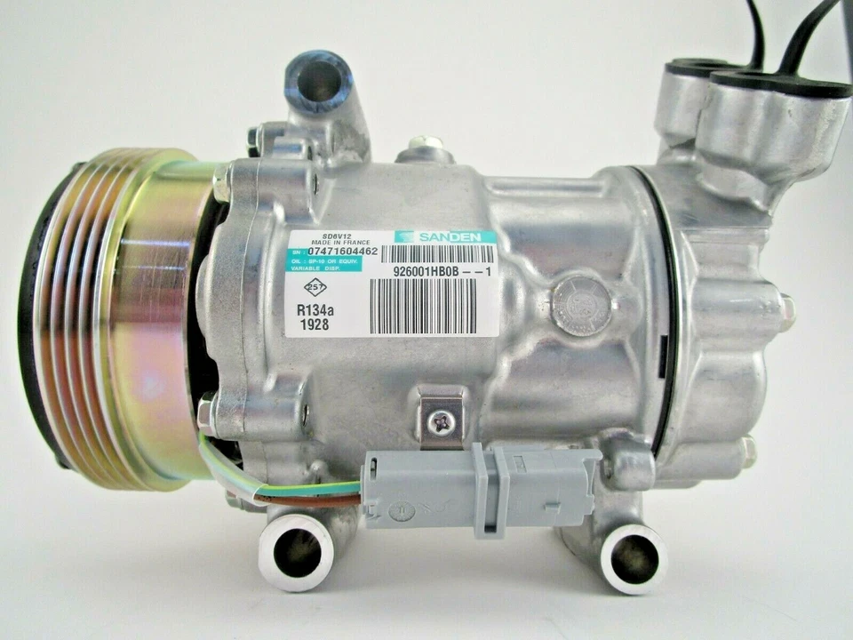Nuevo Sanden SD6V12 1928 con embrague PV4 para Nissan March 1.0 Versa PN 926001HBOB Foto 1 de 1