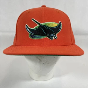 New Era 59Fifty Tampa Bay Rays Orange 1998 Inaugural Patch FITTED HAT 7 1/4" - Bild 1 von 5