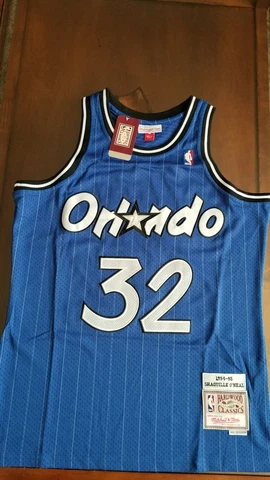 Shaq Orlando Magic throwback jersey Cover