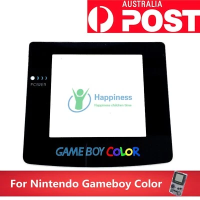 REPLACEMENT SCREEN NINTENDO GAMEBOY COLOR GBC Game Boy Colour Lens Adhesive Back - Image 1 of 4