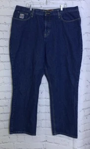 Cinch WRX FR Jeans White Label Mens 44x32 Straight Leg Blue Denim HRC-2 - Picture 1 of 10