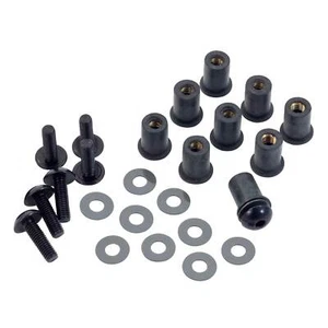 Pro-Bolt Aluminium Screen Bolt Kit 6 x Bolts In Black - Picture 1 of 1