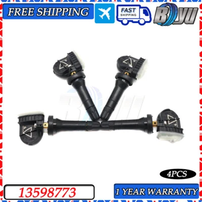 Sensores de presión de neumáticos TPMS de 433 MHz para BUICK LaCrosse CT6 Chevrolet 13598773 4 un. Foto 1 de 4