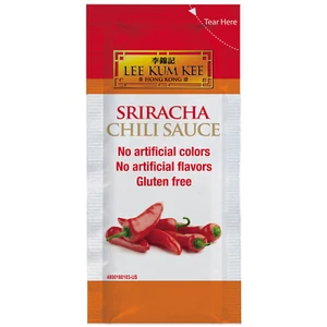 Lee Kum Kee Sriracha Chili Sauce - 7 mL Portion Packet 50 Ct. - Picture 1 of 3