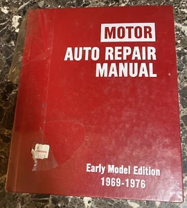 1969-1976 Motor Auto Repair Manual Early Model Edition 7th Edition 19407  - Picture 1 of 12