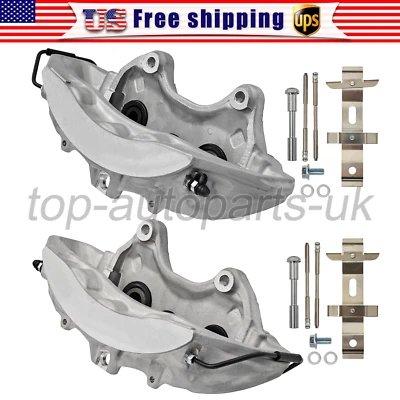 Pinça de freio a disco 2 peças com 6 pistões para Cadillac CTS 2009-2015 V8 6,2L dianteira L&R - Imagem 1 de 4