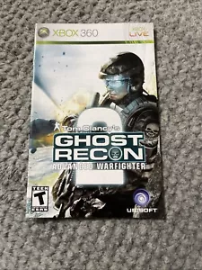 Tom Clancy's Ghost Recon Advanced Warfighter 2 - Manual - Xbox 360 (NO Game/C... - Picture 1 of 2