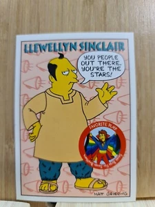 Tarjeta coleccionable LOS SIMPSONS 1994 Skybox #S37 LLEWELLYN SINCLAIR 🙂 CORREO GRATUITO - Imagen 1 de 2