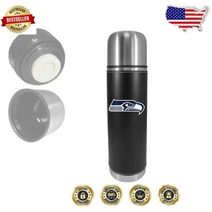 Stylish 11” Seattle Seahawks Thermos – Double-Wall, Unisex Design for All Fans - Picture 1 of 4