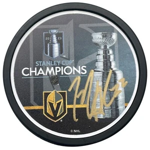 Michael Amadio signiert Stanley Cup Vegas Golden Knights signiert Puck COA IGM - Bild 1 von 5