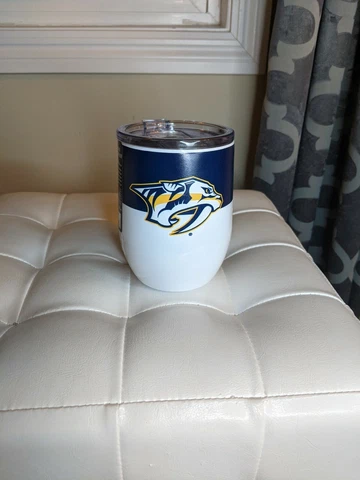 NEW Nashville Predators 16oz Curved Ultra Travel Tumbler NHL Wine Cup Mug Coffee Cover