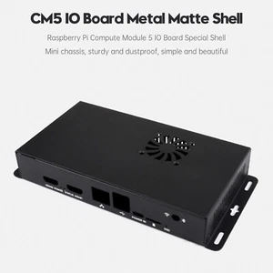 Raspberry Pi CM5 IO Compute Module 5 IO Board Metal Heat Dissipation Enclosure - Afbeelding 1 van 15