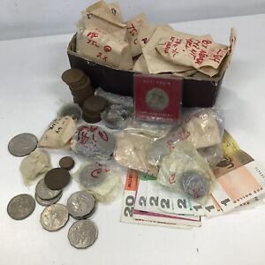 Australian Coin Collection inc Penny's Old Dollar Notes Pre-Decimal & After #407