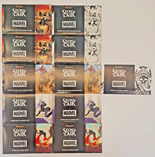 Secret Lair x Marvel's Spider-Man: Mana Symbiote Raised Foil