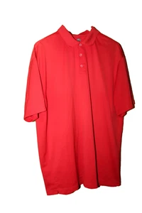 Nike Men's Red Short Sleeve Button Polo/Golf Shirt - XXL EUC - Picture 1 of 3