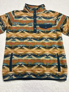 Cinch Women's Aztec Southwestern Print Polar Fleece Snap Pullover Size Large - Picture 1 of 15