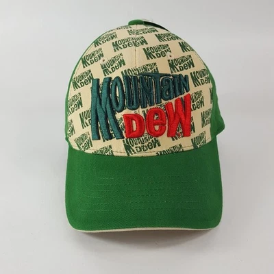 Y2K Mountain Dew резинке размер большой ретро газировки игровой MLG бейсбольная кепка шляпа логотип - Изображение 1 из 4