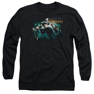 Grimm Storytime Is Over Mens Long Sleeve Shirt Black Black - Image 1 of 4