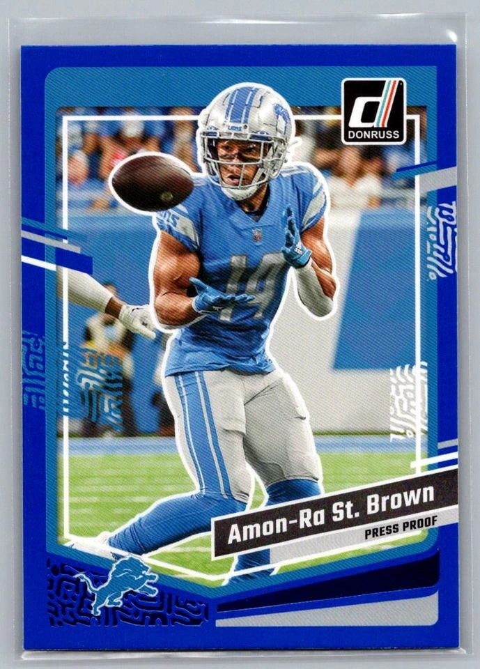 2023 Panini Donruss Press Proof Blue NFL Football Cards Pick From List 001-200 - Image 1 of 1