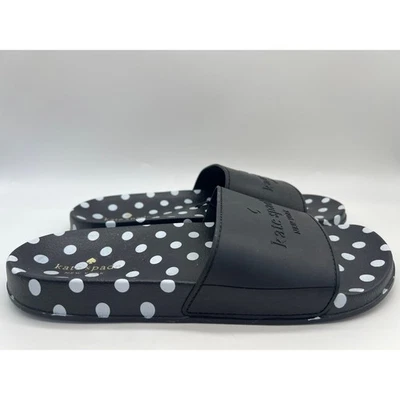 Kate Spade New York Slides "Sunny" Black With Women's Size 11B - Image 1 of 4