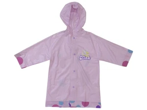 Disney Fairies Girl's Rain Slicker Lavender Hooded Poncho Sz. S: Toddler 2/3 - Picture 1 of 2