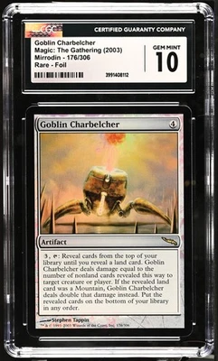 GOBLIN CHARBELCHER Mirrodin Foil Rare CGC 10 MTG [Nostalgium] - Image 1 of 2
