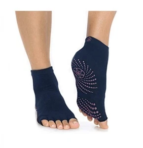 GAIAM Grippy Yoga Calzini All Grip No Slip Viola Taglia Unica Spedizione Gratuita - Foto 1 di 3