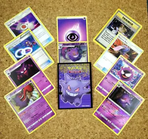 🌙GENGAR EVOLUTION COLLECTION🌙 + Gastly Haunter (10 Card Ghost Pokemon Set) ✅✅✅ - Picture 1 of 12