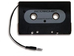 Scosche Universal Cassette Adapter For Apple iPhone 6s 6 5s 5c 5 SE iPod iPad