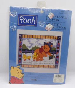 Pooh's Little Helper Counted Cross Stitch Kit Leisure ©Disney #113235 8x10 - Picture 1 of 3