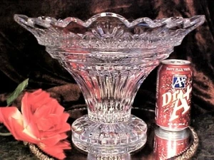 FAB BIG schweres MITTELSTÜCK mit Fuß Kegelform FLAIR Kristallglas Schale Vase NEU - Bild 1 von 10