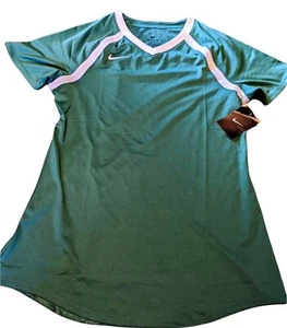 Nike Women's Size Large Dark Green Training Game Jersey Top NWT - Picture 1 of 3