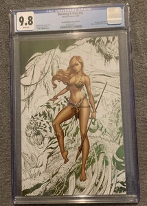 UNCANNY X-MEN #12 CGC 9.8 J. Scott Campbell SHANNA Virgin Sketch Variante E 2019! - Imagen 1 de 6