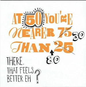 Karte zum 50. Geburtstag - lustig - aus der Sammlung Blurtings Alter 50 - Bild 1 von 2