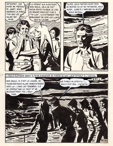 L'ILE DE LA LIBERTE (J. GRAU)  PLANCHE ORIGINALE  AREDIT PAGE 59 - Picture 1 of 1