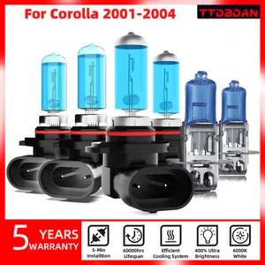 Halogen Bulb 9005 9006 Headlight H3 Fog Light Bulbs For Toyota Corolla 2001-2004 - Picture 1 of 11