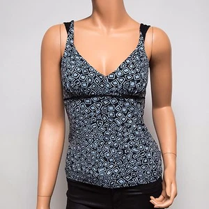 BCBGmaxazria Geometric Twisted Strap Blouse bccare-bc22 USA - Picture 1 of 7